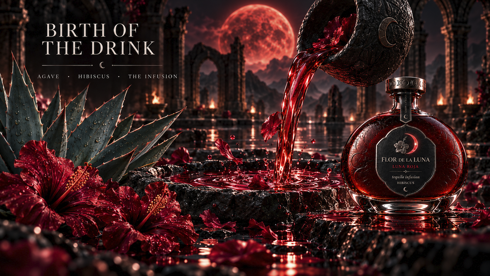 Birth of the Drink — агава, гибискус и рубиновый настой