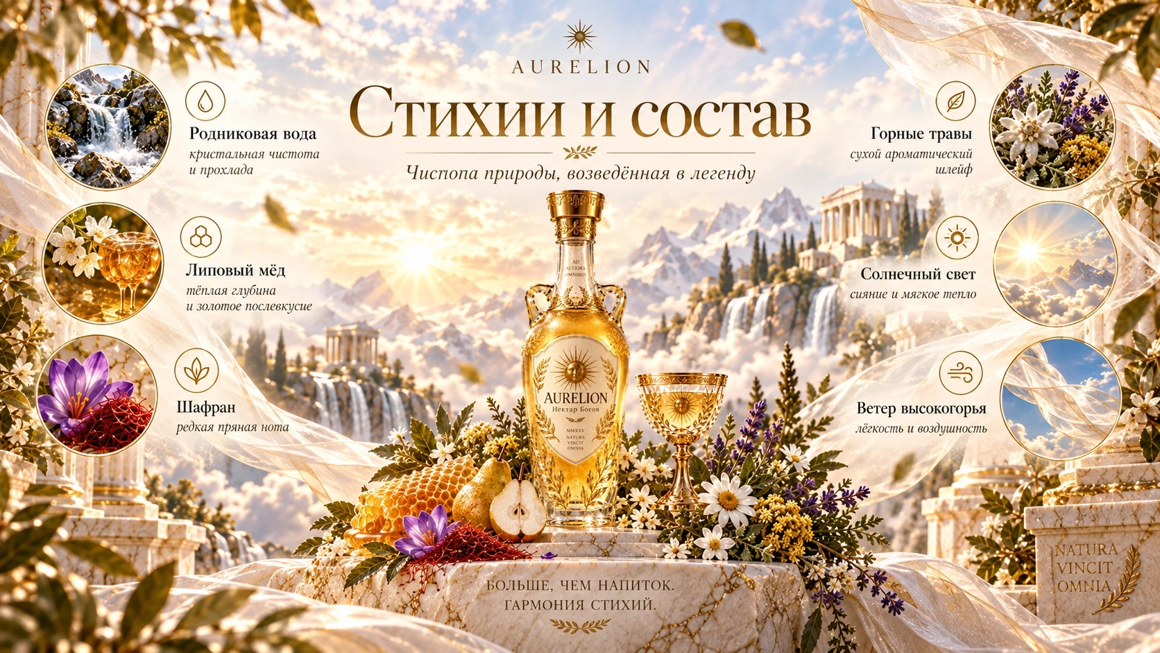 Стихии и состав AURELION